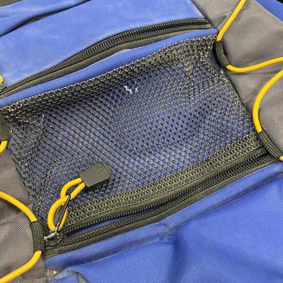Gap Factory Backpack Vintage- Sum.'04, Blue and Yellow - Picture 10 of 11
